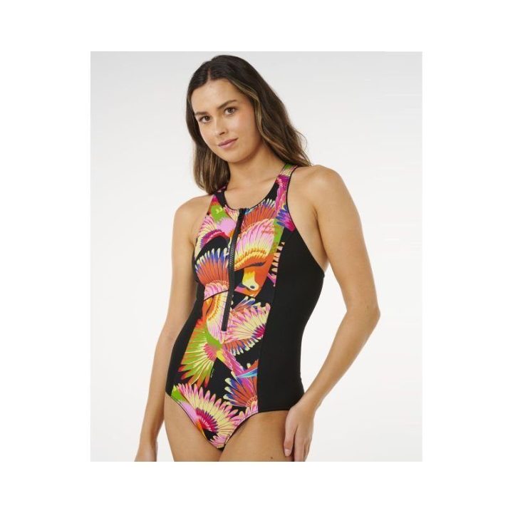 Maudymosi kostiumėlis su užtrauktuku Rip Curl Mirage, įvairiaspalvis