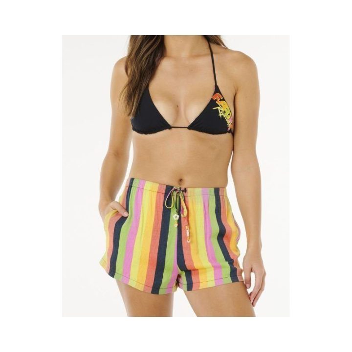 Moteriški paplūdimio šortai Rip Curl Neon Stripe, įvairiaspalviai