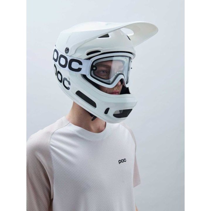 Dviračio šalmas POC Coron Air Mips, baltas