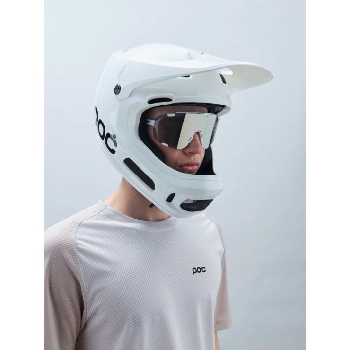 Dviračio šalmas POC Coron Air Mips, baltas