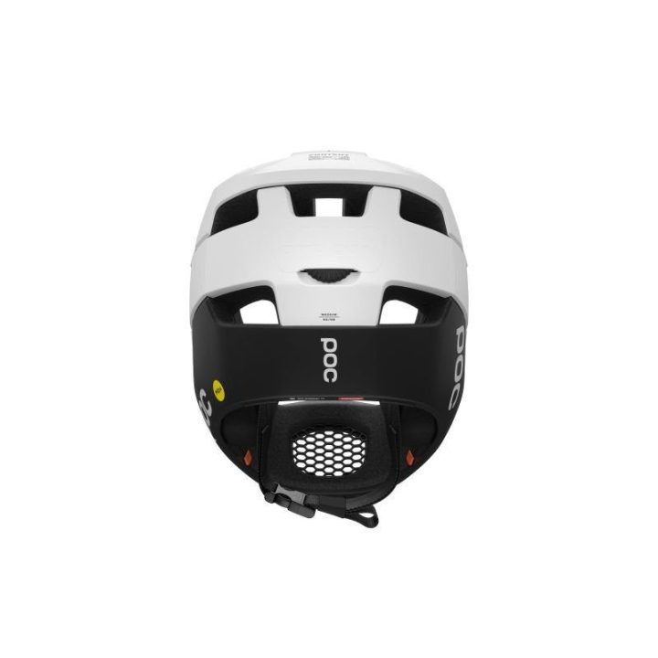 Dviračio šalmas POC Otocon Race Mips, baltas ir juodas