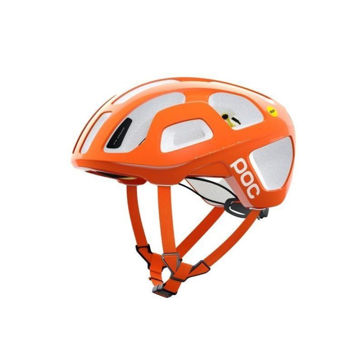 Dviračio šalmas POC Octal Mips, oranžinis