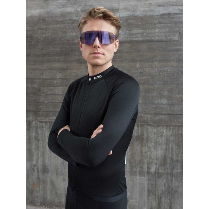 Vyriškas dviratininko džemperis POC Thermal Lite, juodas