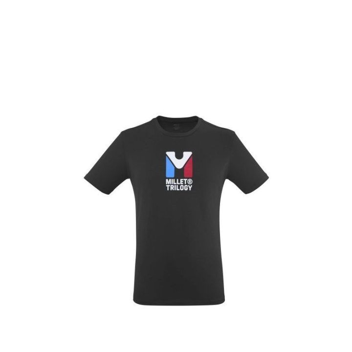 Vyriški medvilniniai marškinėliai Millet Chamonix Tri, juodi