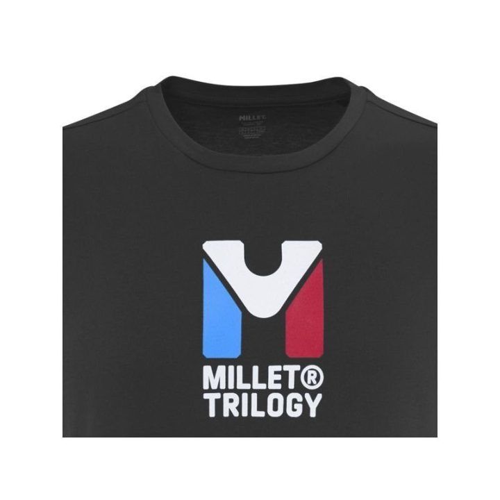 Vyriški medvilniniai marškinėliai Millet Chamonix Tri, juodi