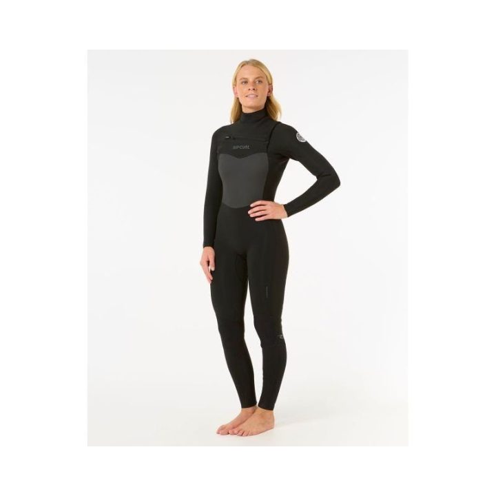 Moteriškas hidrokostiumas 3/2 Rip Curl Dawn Patrol, juodas