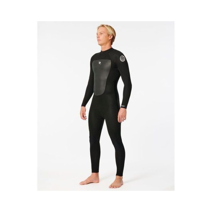Vyriškas 4/3 neopreninis kostiumas Rip Curl Omega, juodas