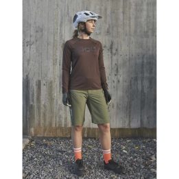 Moteriški kalnų dviračių šortai POC Essential Enduro, žali