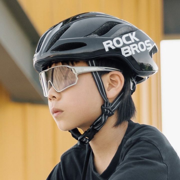 Lengvas dviračio šalmas Rockbros TS-42, juodas