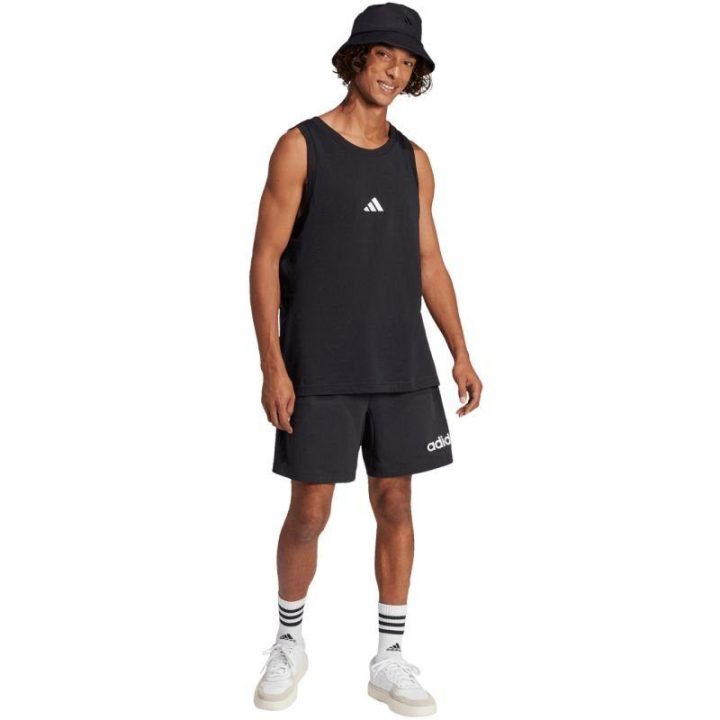 Vyriški marškinėliai be rankovių adidas Essentials, juodi