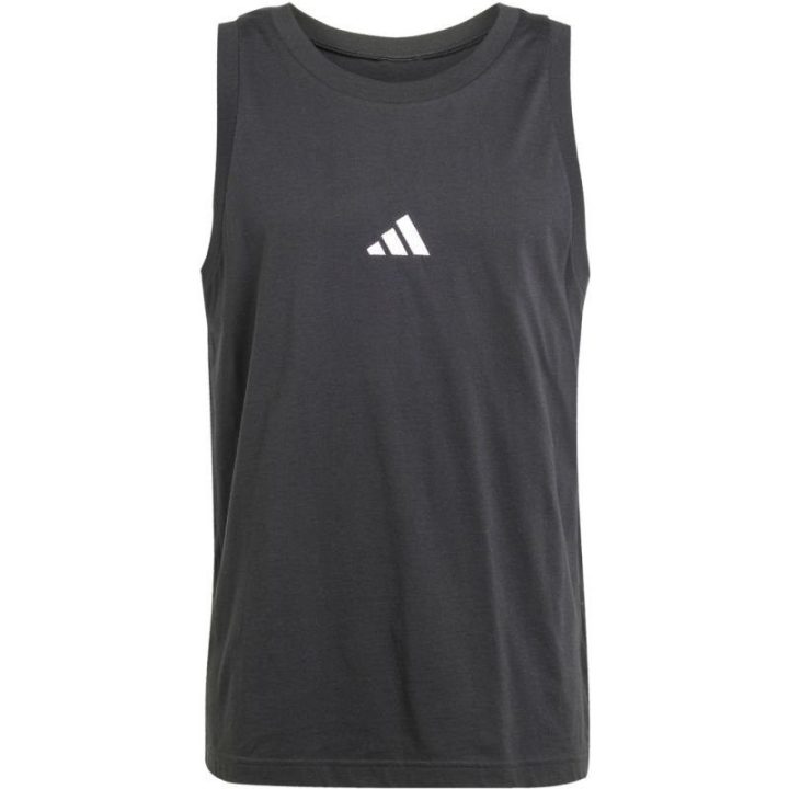 Vyriški marškinėliai be rankovių adidas Essentials, juodi