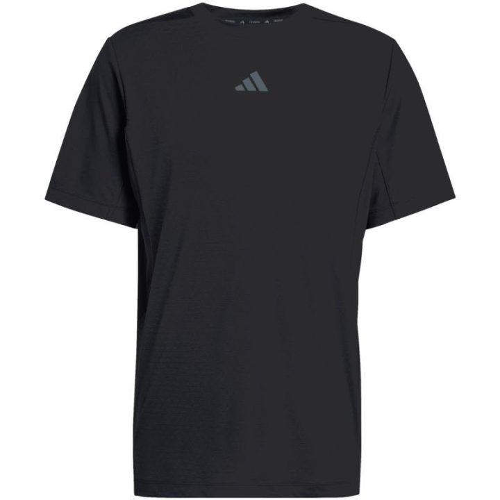 Vyriški marškinėliai adidas D4T PrimeLift 3 Stripes, juodi