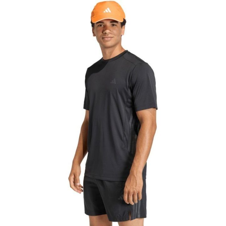 Vyriški marškinėliai adidas Tech Essentials Workout, juodi