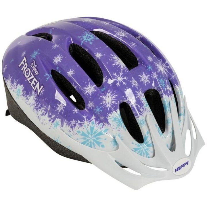 Dviračio šalmas mergaitėms Huffy Disney Frozen, violetinis