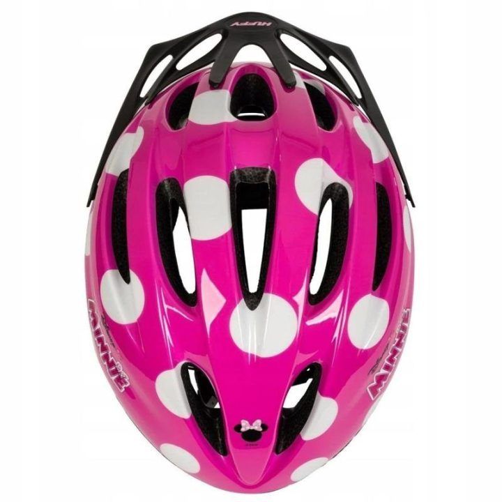Dviračio šalmas mergaitėms su Minnie Mouse Huffy, rožinis