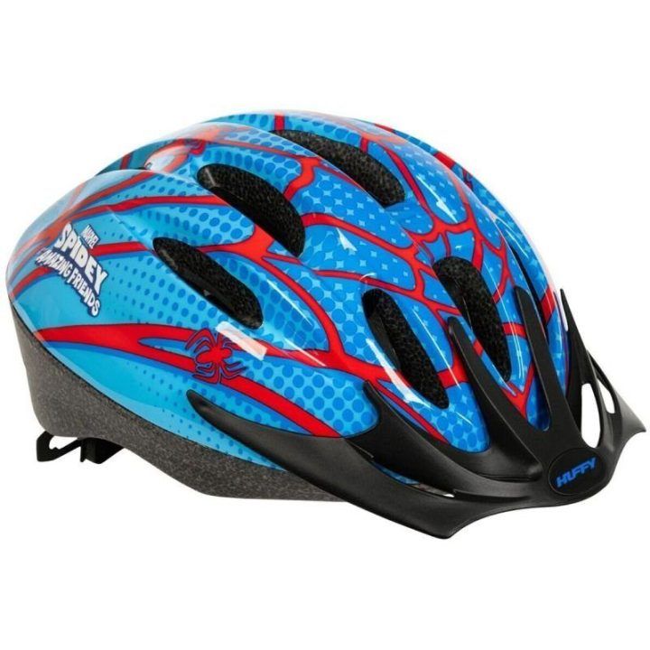 Dviračio šalmas berniukams Huffy Spidey, raudonas ir mėlynas