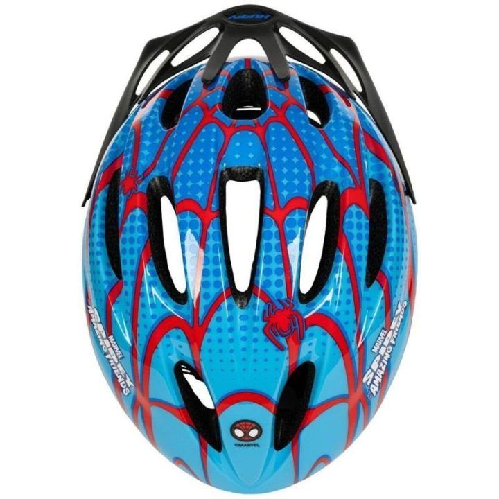 Dviračio šalmas berniukams Huffy Spidey, raudonas ir mėlynas