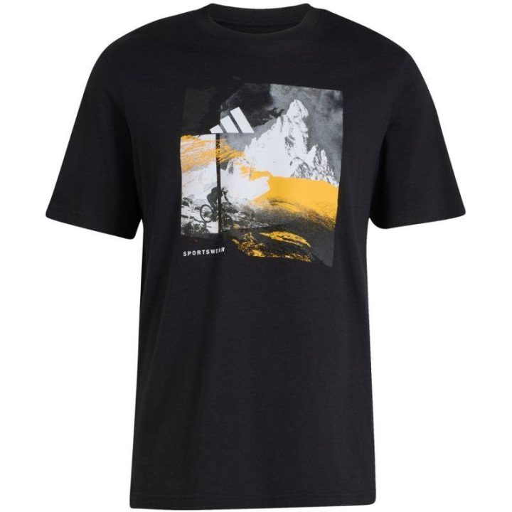 Vyriški medvilniniai marškinėliai adidas MOS Outdoor, juodi