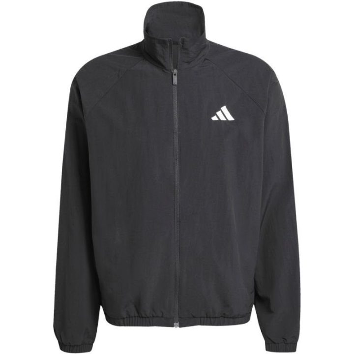Vyriška vėjo striukė adidas Essential Small Logo, juoda