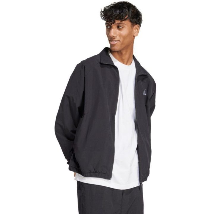Vyriška vėjo striukė adidas Essential Small Logo, juoda