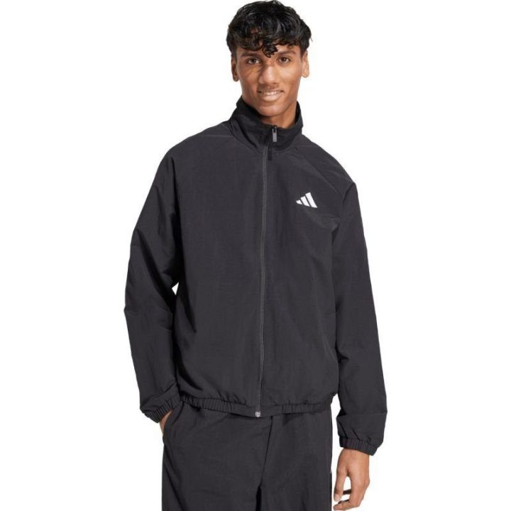 Vyriška vėjo striukė adidas Essential Small Logo, juoda