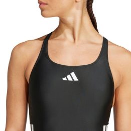 Maudymosi kostiumėlis su Infinitex audiniu adidas 3 Stripes, juodas