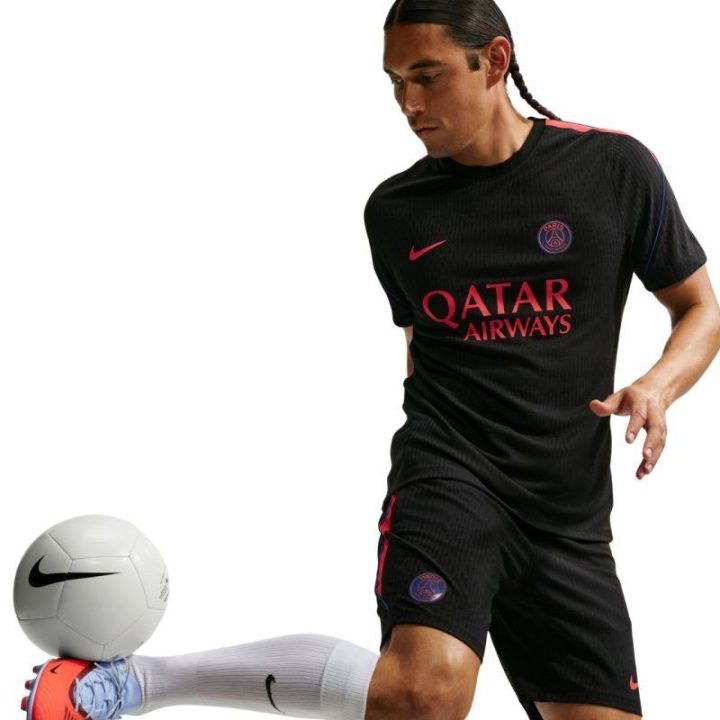 Vyriški treniruočių marškinėliai Nike PSG, juodi