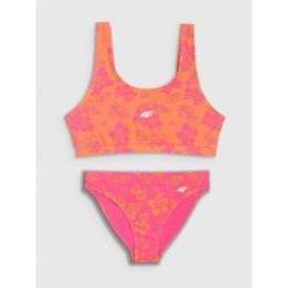 Bikinis mergaitėms su nereguliuojamomis petnešėlėmis 4F, įvairiaspalvis