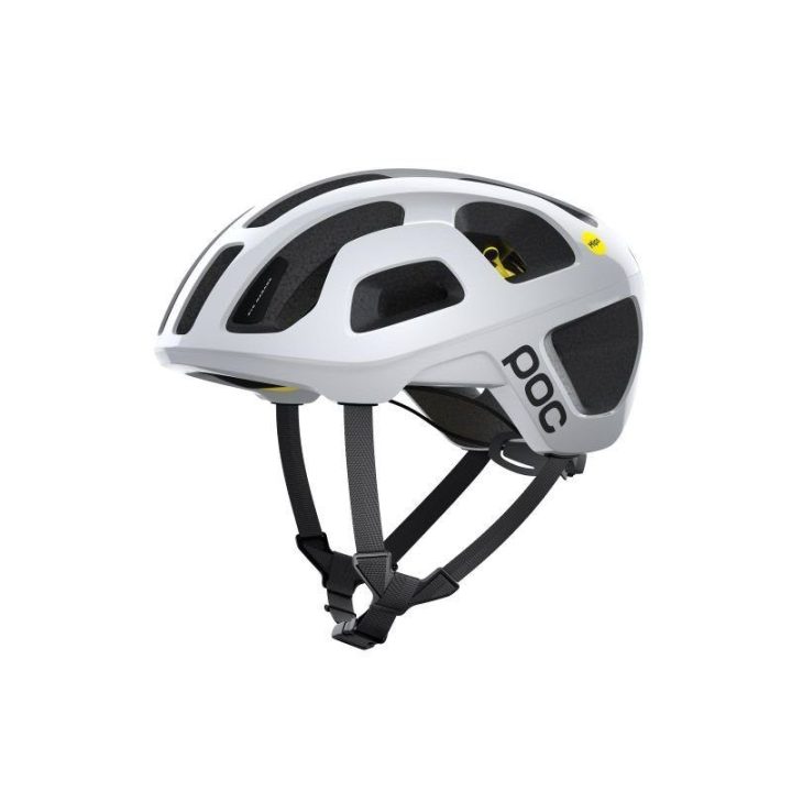 Dviračio šalmas POC Octal Mips, baltas
