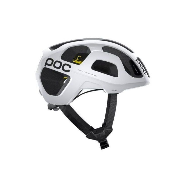 Dviračio šalmas POC Octal Mips, baltas