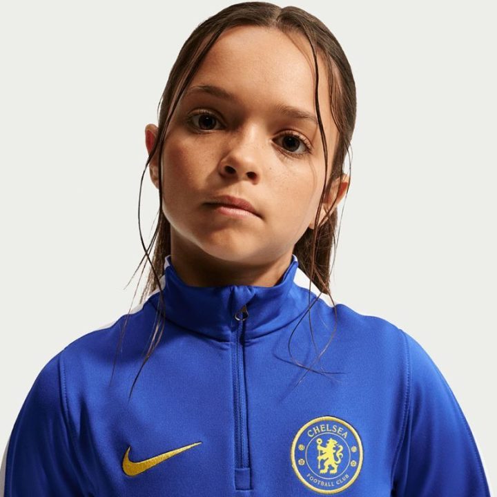 Vaikiškas futbolo treniruočių džemperis Nike Chelsea FC Strike