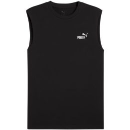Vyriški marškinėliai be rankovių Puma ESS No. 1 Logo, juodi