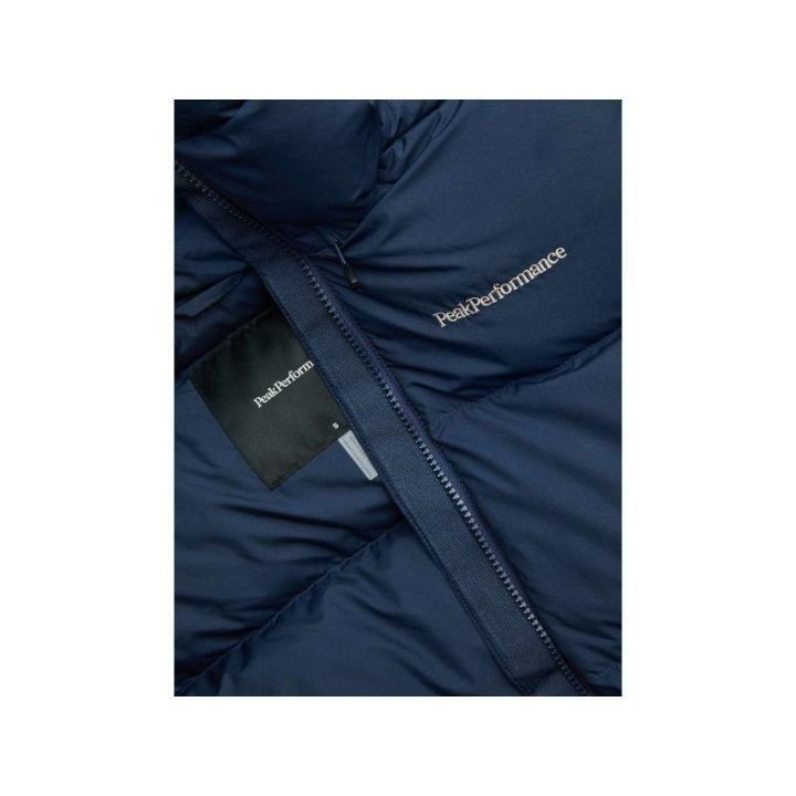 Moteriška pūkinė striukė Peak Performance Rivel Down, tamsiai mėlyna