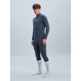 Vyriškos merino vilnos 3/4 tamprės POC Layer Merino, pilkos