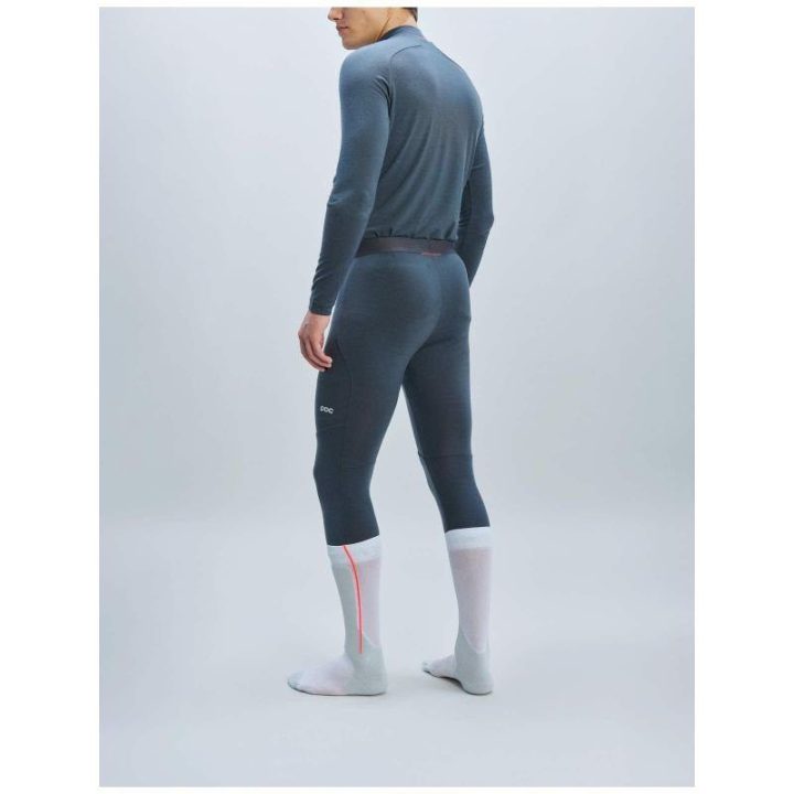 Vyriškos merino vilnos 3/4 tamprės POC Layer Merino, pilkos