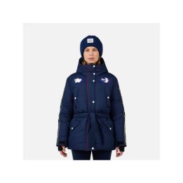 Moteriška pūkinė slidinėjimo parka Rossignol JCC Flag Down, mėlyna