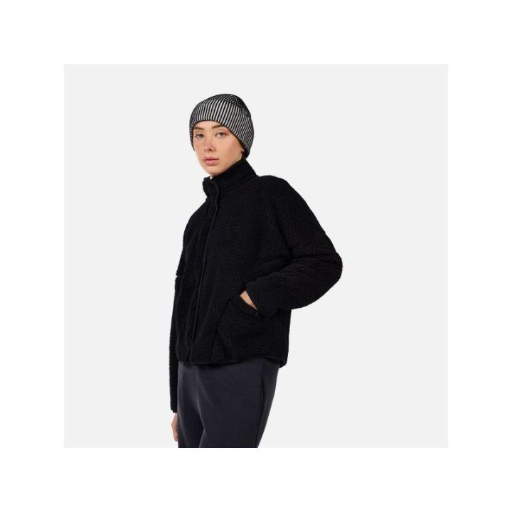 Moteriškas džemperis Rossignol Alltrack Snap Sherpa, juodas
