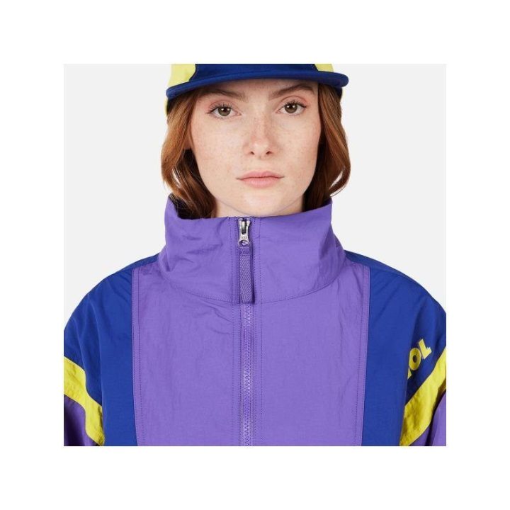 Uniseks laisvo kirpimo striukė Rossignol Super, violetinė