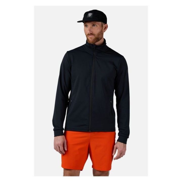 Vyriškas flisinis džemperis Rossignol Mid Layer Thin, juodas