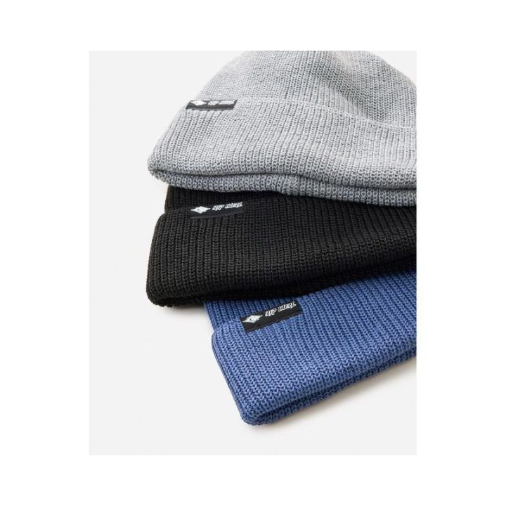 Megztų kepurių komplektas Rip Curl Classic Surf, 3 vnt., juodos
