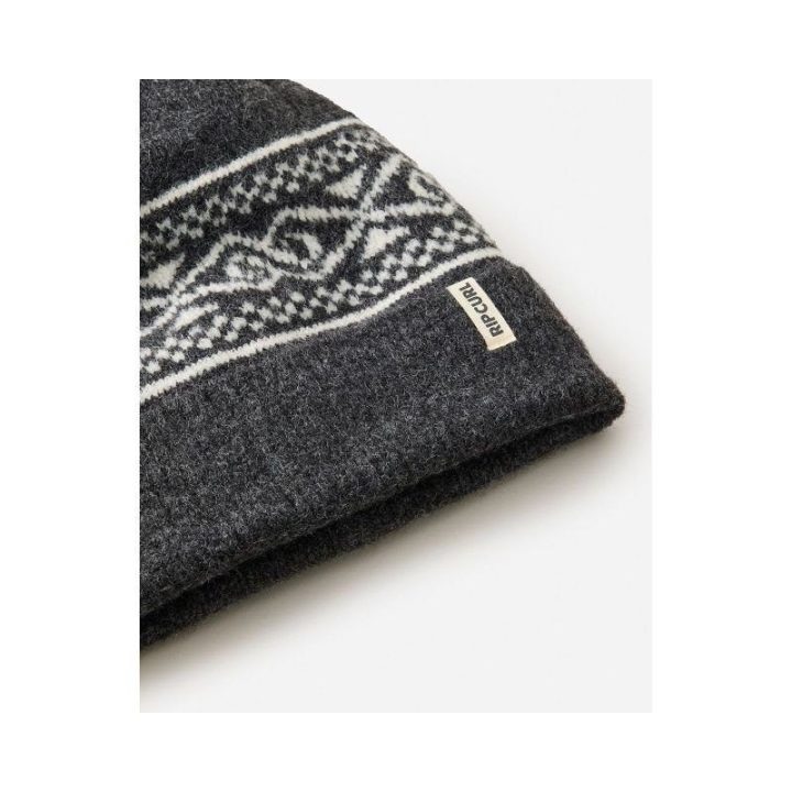 Megzta kepurė su bumbulu Rip Curl Cosmic Kiss, pilka