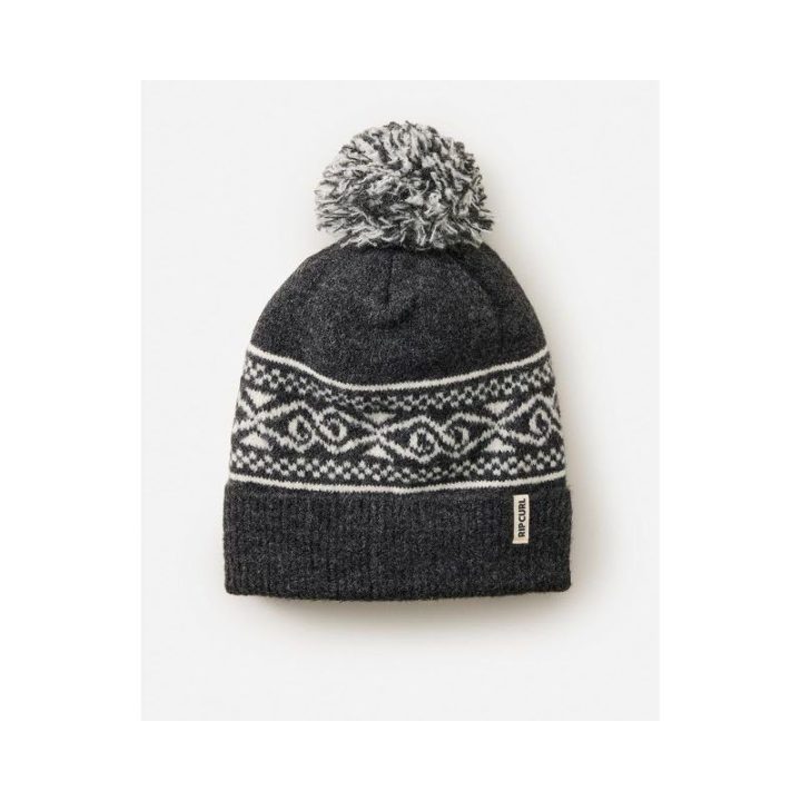 Megzta kepurė su bumbulu Rip Curl Cosmic Kiss, pilka