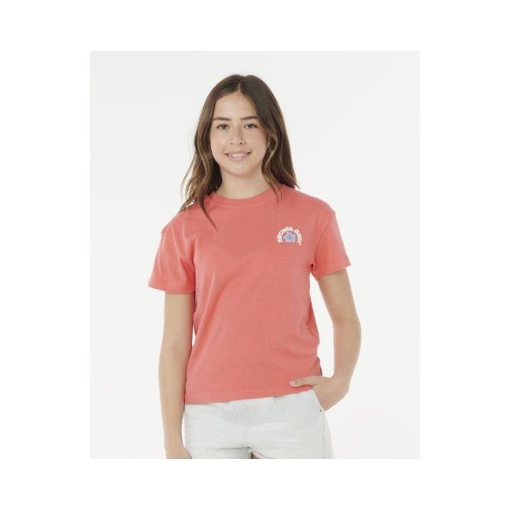 Laisvo kirpimo marškinėliai mergaitėms Rip Curl Luxe Surf