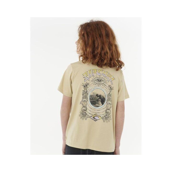 Marškinėliai berniukams Rip Curl Tropic Daze Art Tee, žali