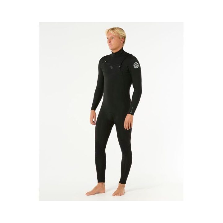 Hidrokostiumas 3/2 Rip Curl Dawn Patrol, juodas