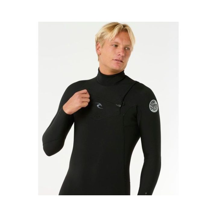 Hidrokostiumas 3/2 Rip Curl Dawn Patrol, juodas