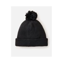 Megzta kepurė Rip Curl Anoeta Reg Pom Pom, juoda