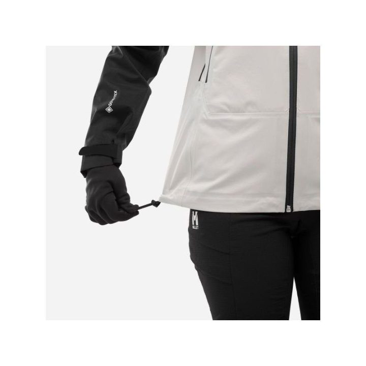 Moteriška striukė su GORE-TEX membrana Millet Kamet GTX, juoda