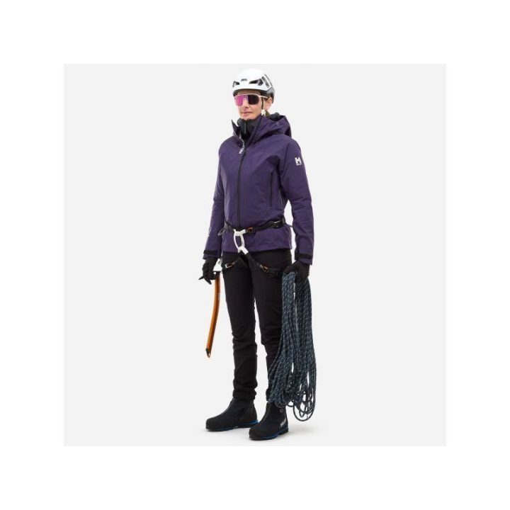 Moteriška striukė su GORE-TEX membrana Millet Kamet GTX, violetinė