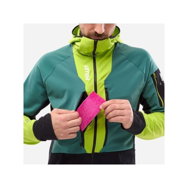 Vyriška slidinėjimo striukė Millet Pierraent Hoodie, juoda